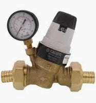 PRV 3/4 PEX BARB W/PR GAUGE