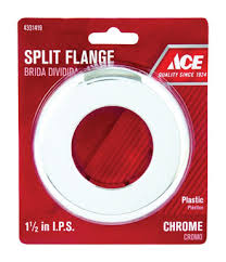 1 1/2 IPS PL SPLIT FLANGE WHT