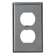 1G DPLX SS Wall Plate