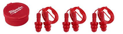 3PK Reusable Corded Earplugs
