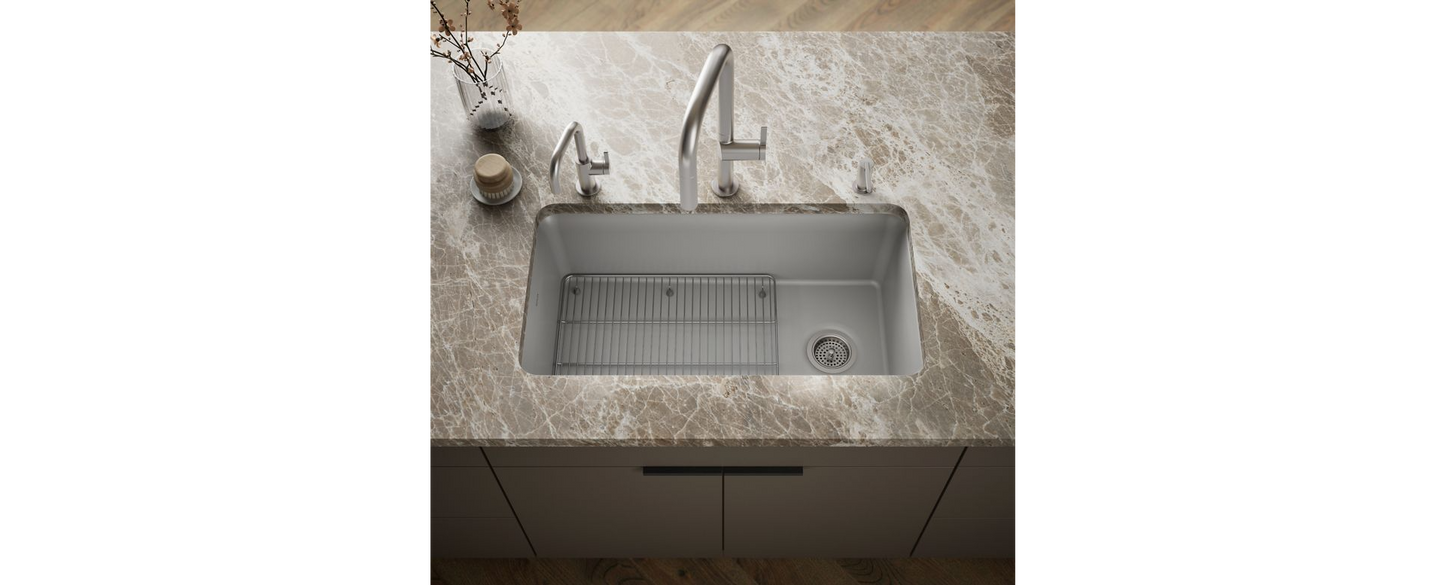Cairn 33-1/2" Single Basin Undermount Kitchen Sink