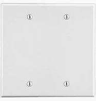 WHITE 2G BLANK PLATE