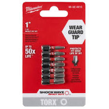 7PC SHOCKWAVE™ Impact Duty TORX® 1” Insert Bit Set