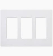 WHITE 3G SWITCH PLATE