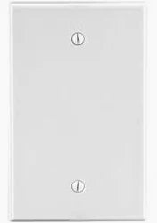 WHITE 1G BLANK PLATE