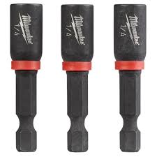 SHOCKWAVE™ Impact Duty 1/4” x 1-7/8” Magnetic Nut Driver (3 PK)