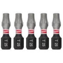 SHOCKWAVE™ Impact Duty 1" TORX® T25 Insert Bits (5 PK)