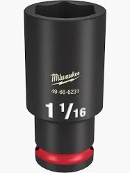 SHOCKWAVE™ Impact Duty 1/2" Drive 1-1/16" Deep 6 Point Socket