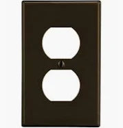 BROWN DUPLX. RECP. PLATE