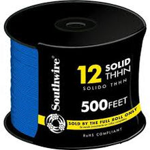 THHN SOLID 12 BLUE 500'