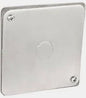 Sq 1/2KO Box Cover - 4"