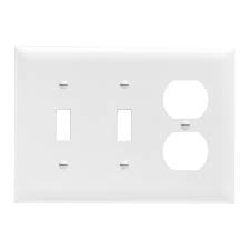 WHITE 3G 2 SWITCH/1 DUP/RECEP