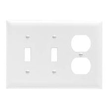 WHITE 3G 2 SWITCH/1 DUP/RECEP