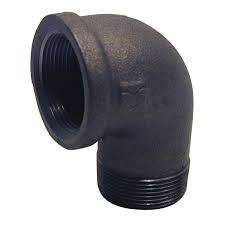 2 BLACK 90 ST ELBOW
