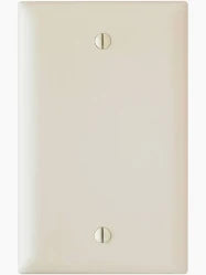 1G LT ALMND BLANK WALL PLATE