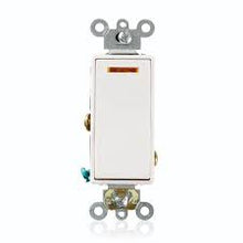 20A 125V 3W WHT DECORA LIGHTED