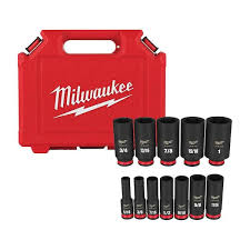 12PC SHOCKWAVE™ Impact Duty 3/8" Drive SAE Deep 6 Point Socket Set