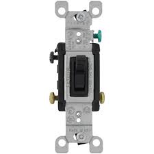 3/WAY GROUNDED BLK TOGGLE SWIT