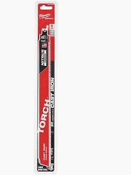 12" 8 TPI TORCH™ with NITRUS™ Carbide SAWZALL® Blade for Cast Iron (5 PK)