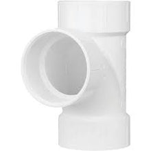 Streamline® 06415, Tee, Flush, 3 in nominal, Hub x Hub x FNPT end style, SCH 40/STD, PVC, Domestic