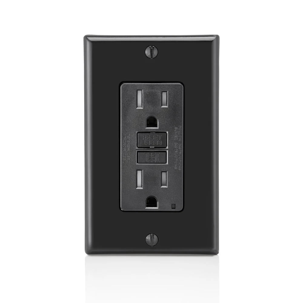 15A 125V BLK SMART LOCK GFI RE