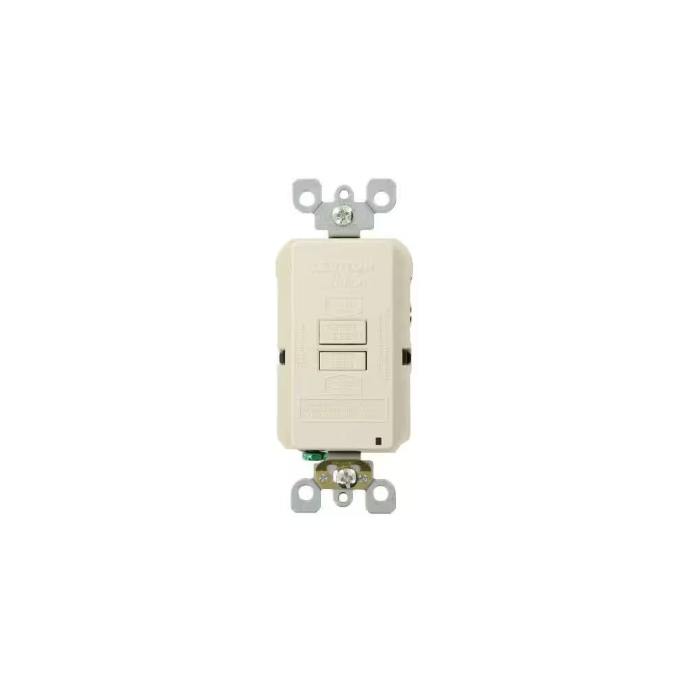 15A 125V WHT FACELESS GFI