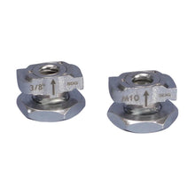 nVent CADDY CRLS37EG Rod Lock Channel Nut, 3/8 in Thread, 750 lb Static Load, For Use With Standard Strut Channel, Cast Iron