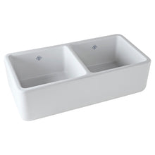 DBL BOWL APRON FRONT FIRECLAY