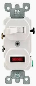 IVORY STACK SWITCH/LIGHT