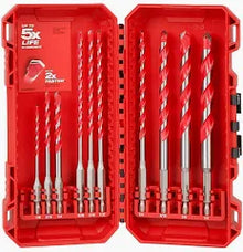 10 PC SHOCKWAVE™ Impact Duty Carbide Hammer Drill Bit Set