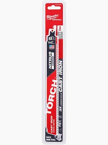 8 TPI TORCH™ with NITRUS™ Carbide SAWZALL® Blade for Cast Iron (3 PK)