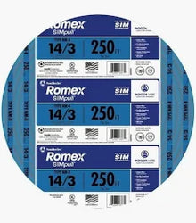 14-3 NM-B WIRE 250' COIL