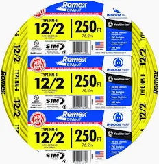 12-2 NM-B WIRE 250' COIL
