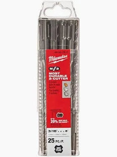 SDS PLUS 2CT 3/16" X 4" X 6" - Bulk (25)