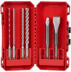 6 PC SDS Plus MX4™ 4-Cutter & Chisel Kit