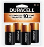 Dura 4PK C Alk Battery - TV193042