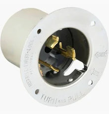 50A 125/250V 3P4W MALE FLANGED