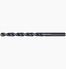 1/2" x 12" Aircraft Length Black Oxide Drill Bit