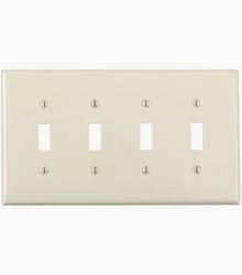 4G LT ALMND SWITCH PLATE