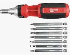 9-in-1 Square Drive Ratcheting Multi-bit Driver