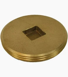3 PLUG COUNTER SUNK BRASS