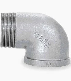 3 GALV 90 ST ELBOW