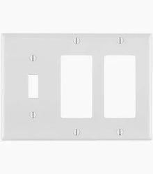 WHITE 3G 2 GFI/1 SWITCH