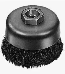 3" Crimped Wire Cup Brush- Carbon Steel
