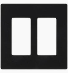 2G BLK SWITCH PLATE