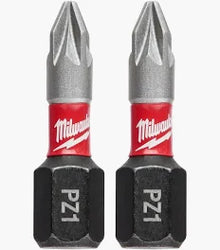 SHOCKWAVE™ Impact Duty 1" Pozidriv #1 Insert Bits (2 PK)
