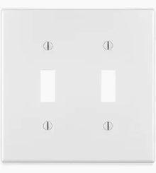 WHITE 2G SWITCH PLATE