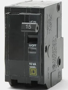 TWO POLE 15A QO SERIES BRKR.