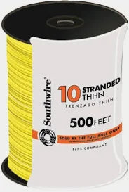 THHN STRANDED 10 YELLOW