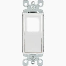 20A 125V SP WHT DECORA LIGHTED